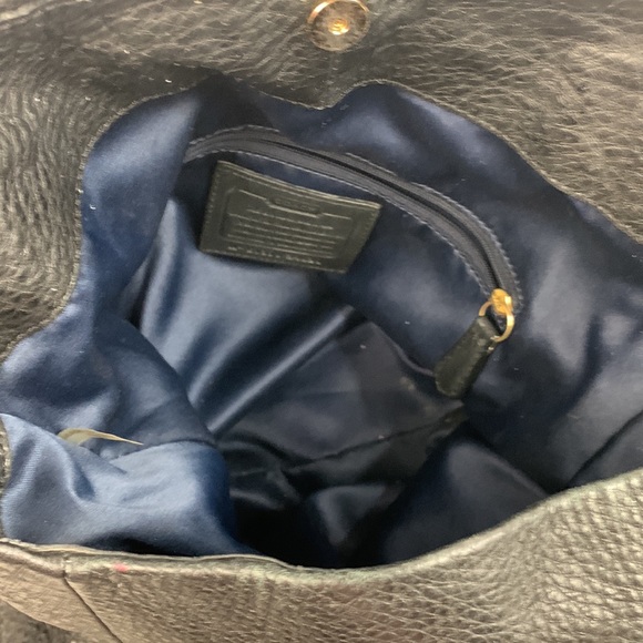 Coach Madison Phoebe Black leather Shoulder bag Gold Hardware 3 compartments - Picture 8 of 15